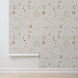 Papel Pintado Patrón celeste