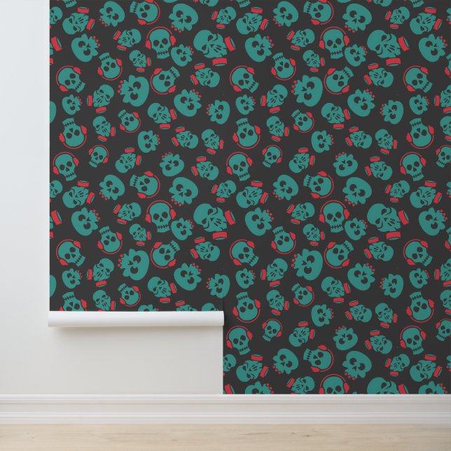 Papel Pintado Patrón continuo espeluznante E (Estilo: 2) (Solicitud)