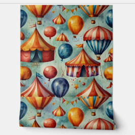 Papel Pintado Patrón de acuarela floral elegante