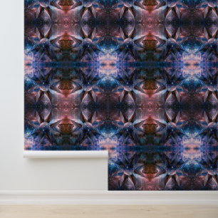 Papel Pintado Patrón de adornos de diseño de galaxia de resumen 