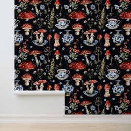 Papel Pintado Patrón de Alicia en el País de las Maravillas