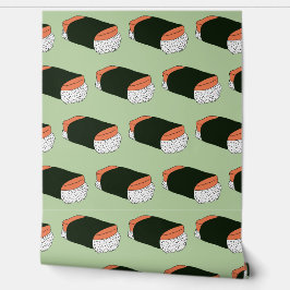 Papel Pintado Patrón de alimentos de Hawaii Musubi Sushi