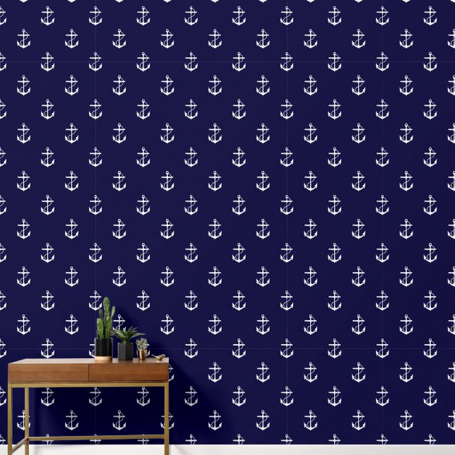 Papel Pintado Patrón de anclaje naumático (Pasillo)