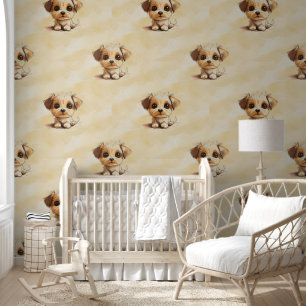Papel Pintado Patrón de animal genial - Perritos lindos 5