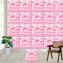 Papel Pintado Patrón de arcos rosados estético