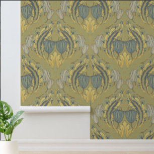 Papel Pintado Patrón de Art Nouveau Walter Crane Tulip