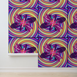 Papel Pintado Patrón de arte de mandala geométrico abstracto