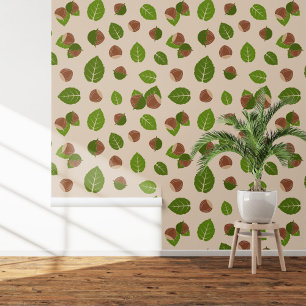 Papel Pintado Patrón de avellanas