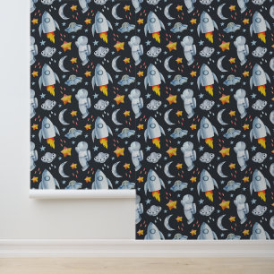 Papel Pintado Patrón de baldosas de los amantes del espacio de l