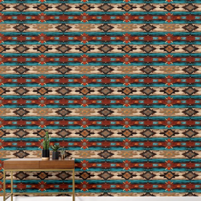 Papel Pintado Patrón de baldosas occidental de Guay faux wood (Pasillo)