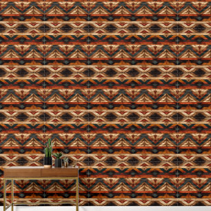 Papel Pintado Patrón de baldosas occidental de Guay faux wood