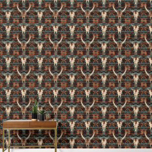 Papel Pintado Patrón de baldosas occidental de Guay faux wood