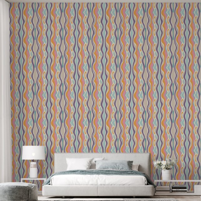 Papel Pintado Patrón de baldosas retro de Guay (Dormitorio)