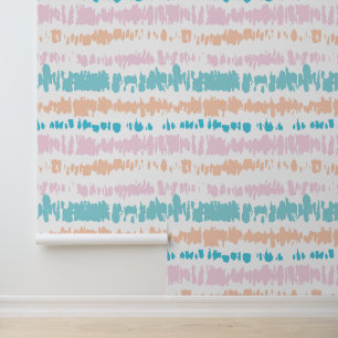 Papel Pintado Patrón de Batik Pastel