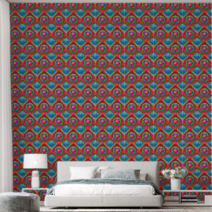 Papel Pintado Patrón de bordado