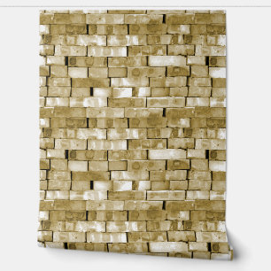 Papel Pintado Patrón de Brick Brown