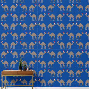 Papel Pintado Patrón de camello de Navidad lindo