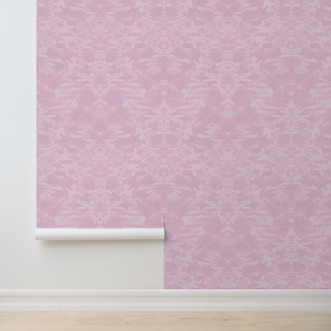 Papel Pintado Patrón de camuflaje rosa (Solicitud)