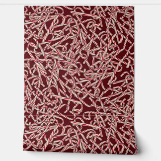 Papel Pintado Patrón de candy cane