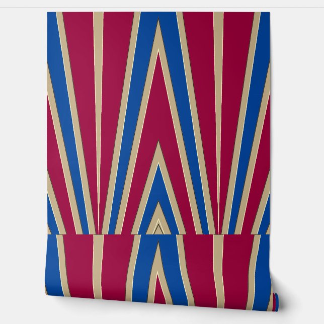 Papel Pintado Patrón de chevron multicolor "Ratti_Creative_Arts" (Desenrollar)