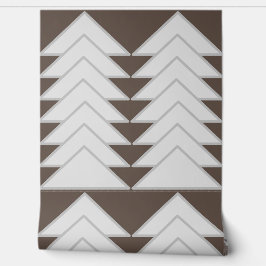 Papel Pintado Patrón de chevron negrita