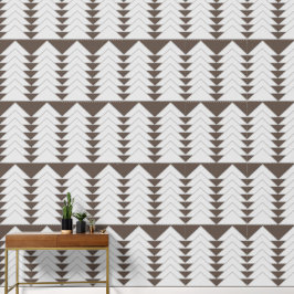 Papel Pintado Patrón de chevron negrita