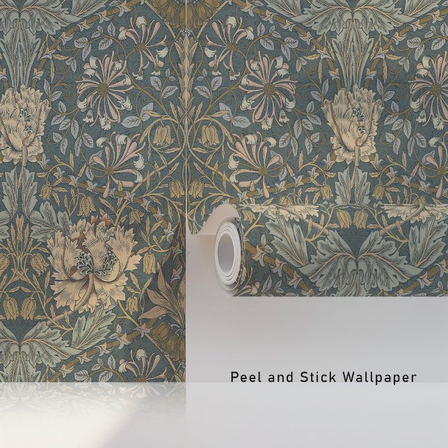 Papel Pintado Patrón de chupa de miel silenciada Estilo William  (Subido por el creador)
