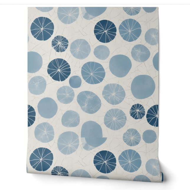Papel Pintado Patrón de círculo orgánico (Desenrollar)