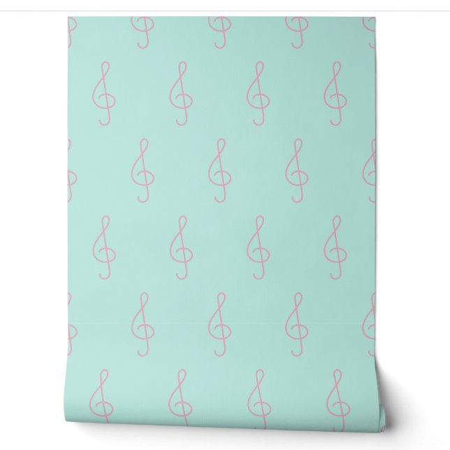 Papel Pintado patrón de clave de sol (Desenrollar)