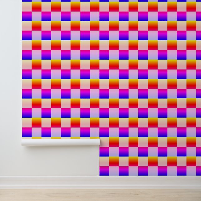 Papel Pintado Patrón de comprobación de color (Solicitud)