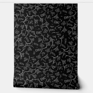 Papel Pintado Patrón de Corazones de Caramelo - Goth v. 2.0