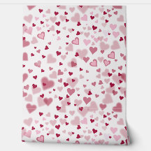 Patrón de Corazones Encantadores Rosa