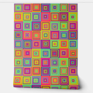 Papel Pintado Patrón de cuadrados