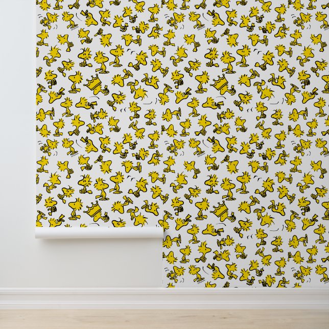 Papel Pintado Patrón de diseño clásico de Woodstock (Solicitud)