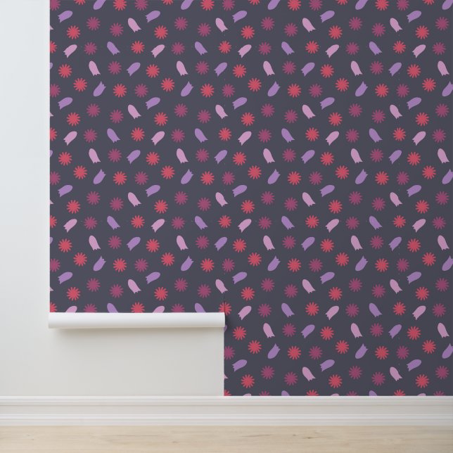 Papel Pintado patrón de flor brillante (Solicitud)