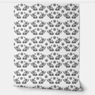 Papel Pintado Patrón de flor geométrica