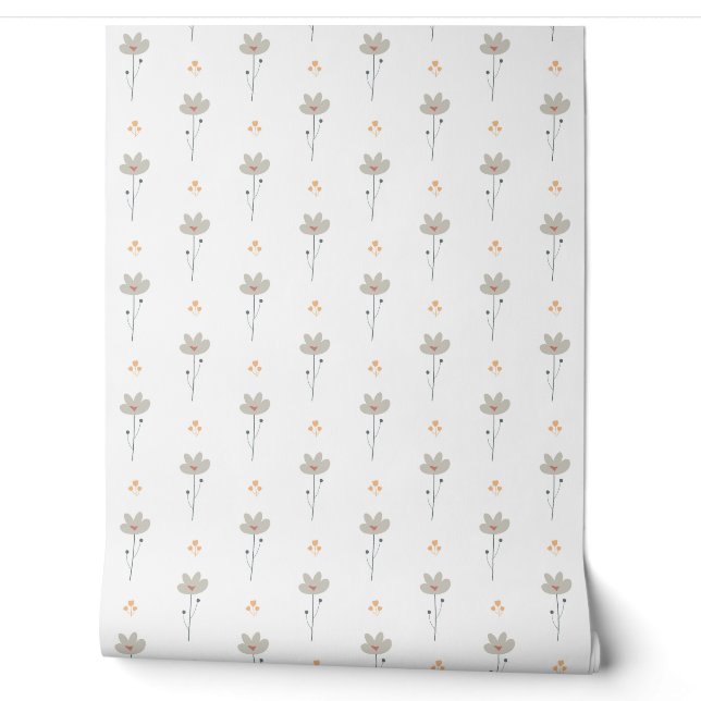Papel Pintado patrón de florecitas sin costuras (Desenrollar)