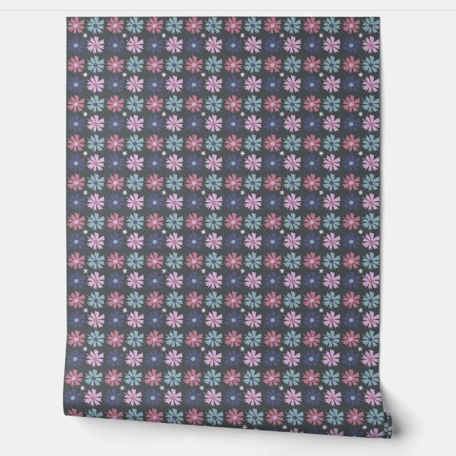 Papel Pintado patrón de flores de primavera (Desenrollar)