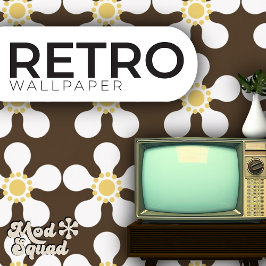 Papel Pintado Patrón de flores de setecientos