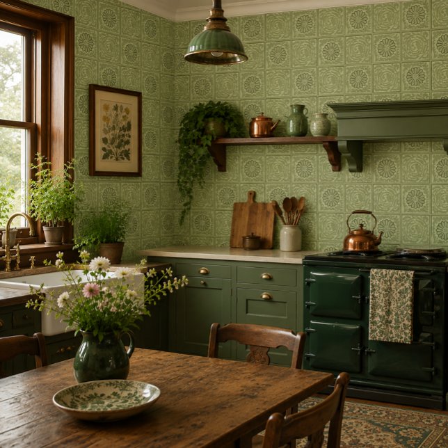Papel Pintado Patrón de flores y follaje de William Morris (Subido por el creador)