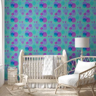 Papel Pintado Patrón de formas geométricas sólidas modernas 19