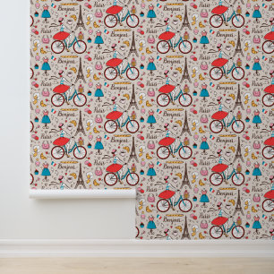Papel Pintado Patrón de Francia de París