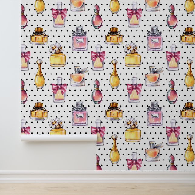 Papel Pintado Patrón de frasco de Parfum (Solicitud)