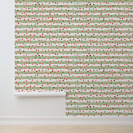 Papel Pintado Patrón de Fresa
