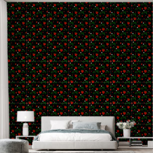 Papel Pintado Patrón de fresas