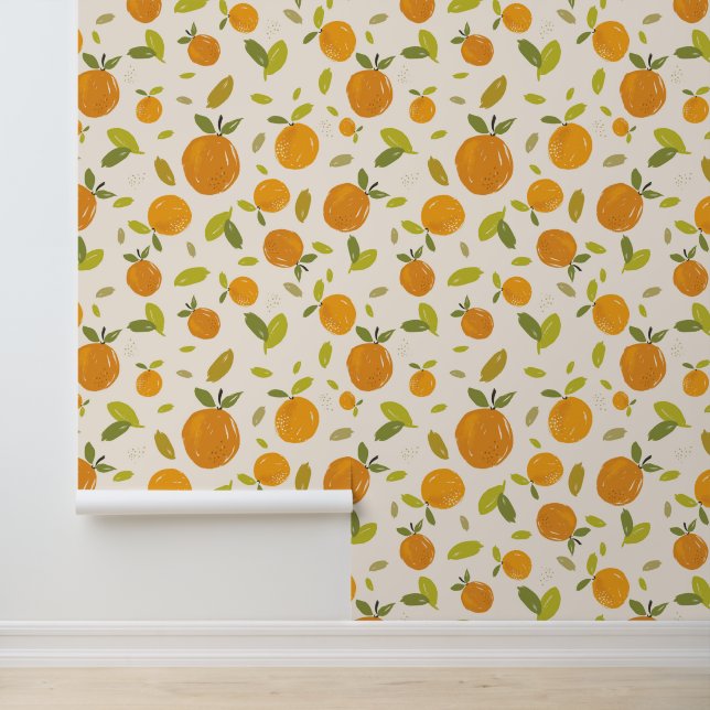 Papel Pintado Patrón de frutas de la cuchara (Solicitud)