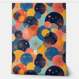 Papel Pintado Patrón de fuegos artificiales de resumen de celebr