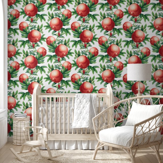 Papel Pintado Patrón de granadas (Niños)