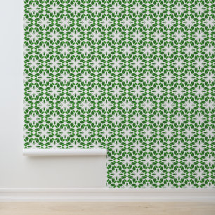 Papel Pintado Patrón de hojas, patrón de hojas, hojas verdes
