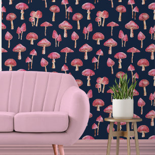 Papel Pintado Patrón de hongos